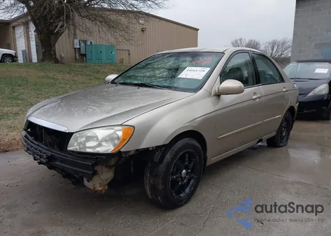 2004 Kia Spectra Ex/Lx z USA, uszkodzony, nr VIN KNAFE121045010654